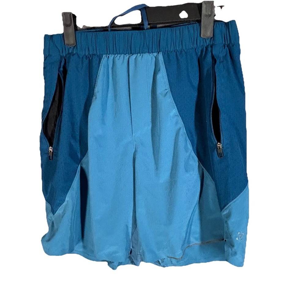 Lululemon Switch Up Shorts Mens Small Blue Zip Pocket Athletic Running Gym